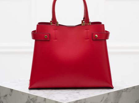 Borsa a mano da donna in pelle Glamorous by GLAM - Rosso -