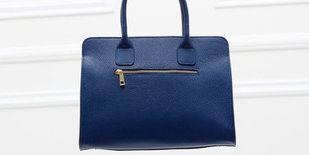 Real leather handbag Glamorous by GLAM - Blue -