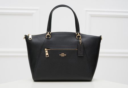 Bolso de cuero de mano para mujer Coach - Negro -