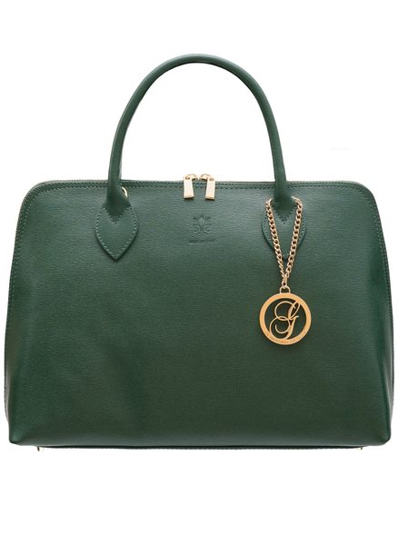 Bolso de cuero de mano para mujer Glamorous by GLAM - Verde -