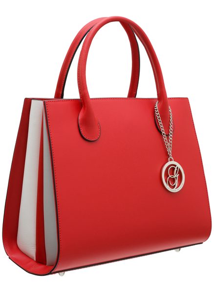 Bolso de cuero de mano para mujer Glamorous by GLAM - Rojo -