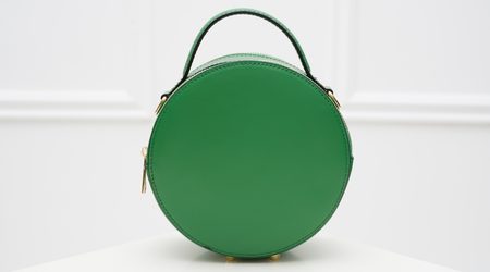 Real leather crossbody bag Glamorous by GLAM - Green -