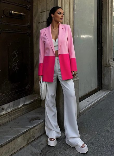 Blazer de mujer Glamorous by Glam - Rosa -