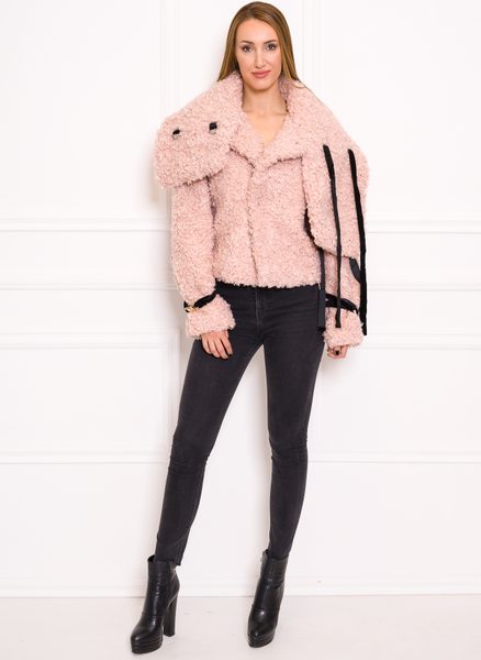 Női téli kabát Due Linee - Rózsaszín -