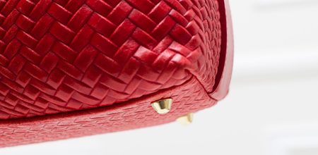 Bolso de cuero de mano para mujer Glamorous by GLAM - Rojo -