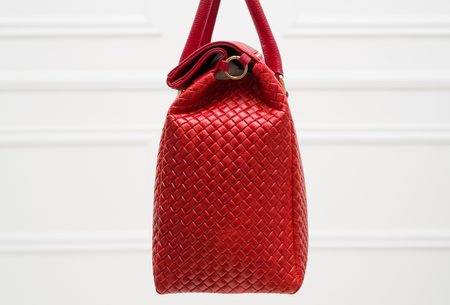 Bolso de cuero de mano para mujer Glamorous by GLAM - Rojo -