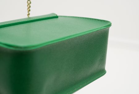 Real leather crossbody bag Glamorous by GLAM - Green -