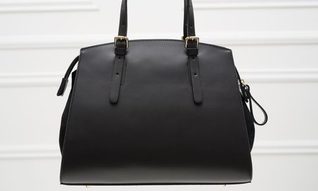 Bolso de cuero de mano para mujer Glamorous by GLAM - Negro -