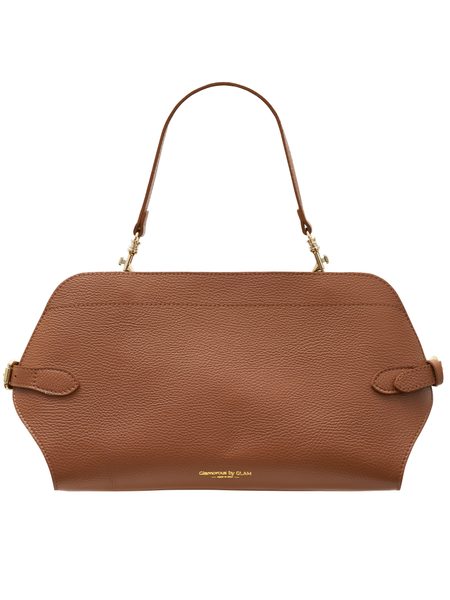 Real leather shoulder bag Glamorous by GLAM - Brown -