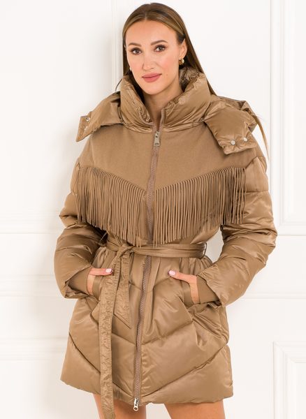 Chaqueta de invierno para mujer Due Linee - Beige -