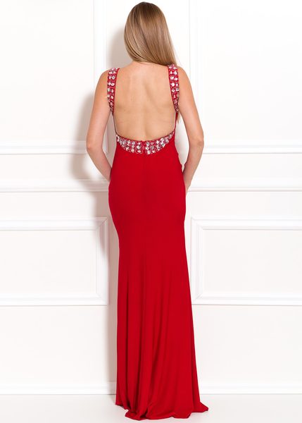 Maxi dress Due Linee - Red -