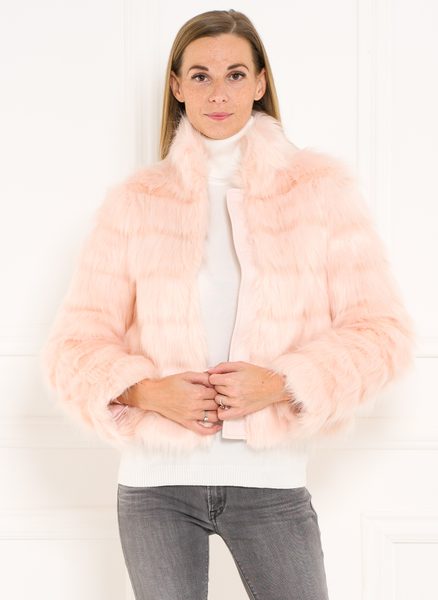 Női téli kabát Guess - Rózsaszín -