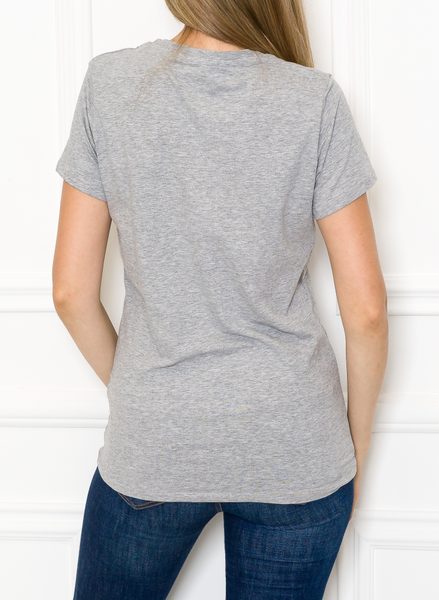 Women's T-shirt Due Linee - Grey -