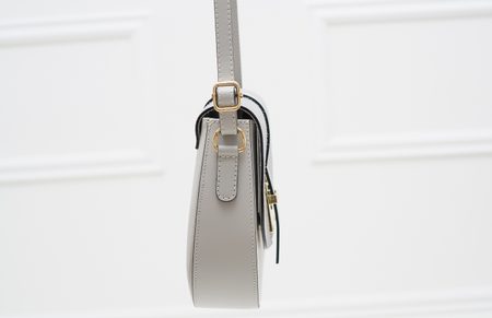 Real leather crossbody bag Glamorous by GLAM - Grey -