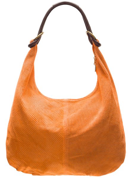 Real leather shoulder bag Glamorous by GLAM - Orange -