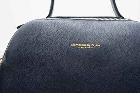 Real leather handbag Glamorous by GLAM - Dark blue -