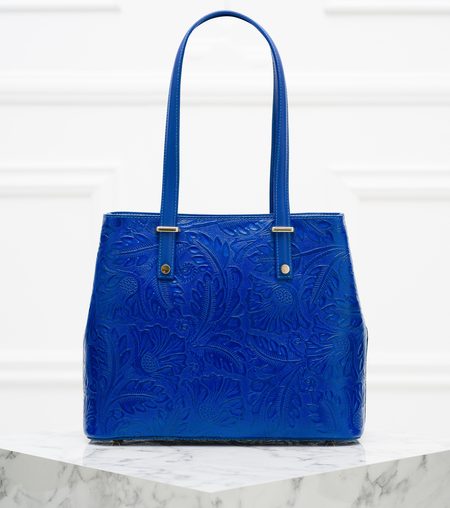 Bolso de hombro de cuero para mujer Glamorous by GLAM - Azul -