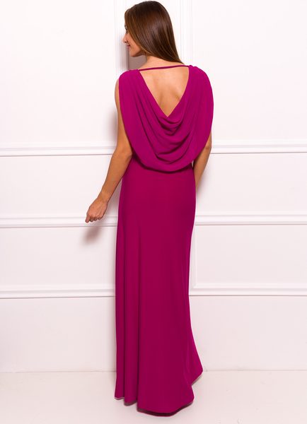 Maxi dress Due Linee - Violet -