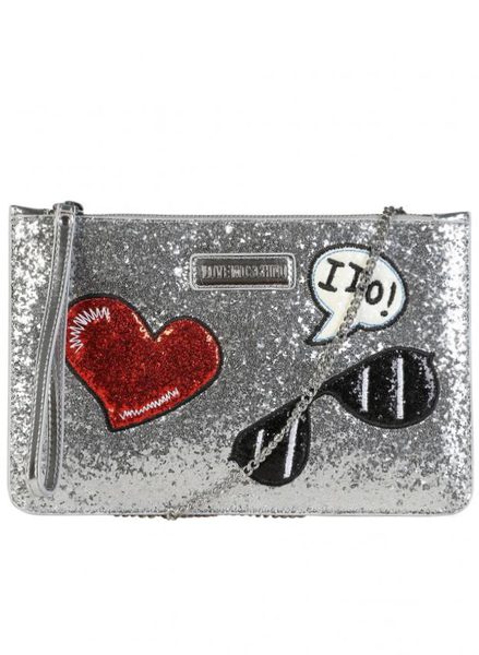 Women's clutch Love Moschino - Silver -