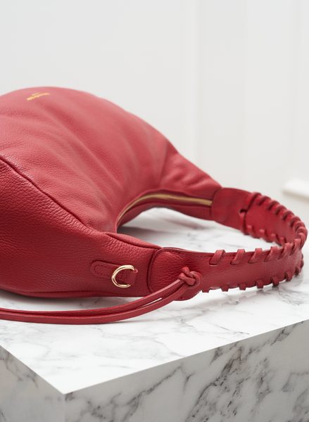 Real leather shoulder bag Glamorous by GLAM - Red -