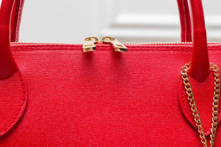 Bolso de cuero de mano para mujer Glamorous by GLAM - Rojo -