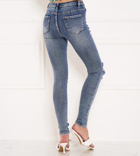 Jeans donna - Blu -