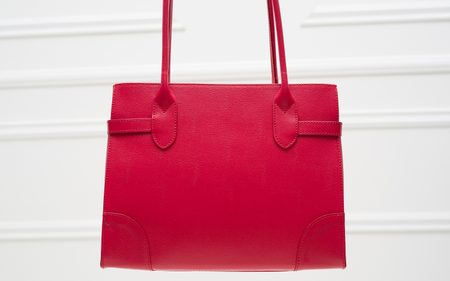 Real leather shoulder bag Glamorous by GLAM - Red -