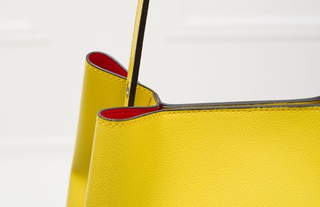 Borsa a spalla da donna in pelle Glamorous by GLAM - Giallo -