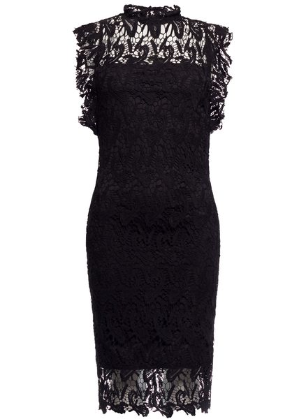 Vestido de encaje de mujer Due Linee - Negro -