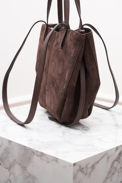 Glamorous by GLAM Geantă de umăr din piele pentru femei - Maro -