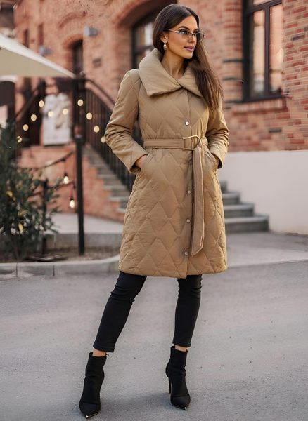 Giacca invernale donna Due Linee - Marrone -