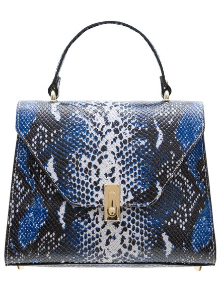 Bolso de cuero de mano para mujer Glamorous by GLAM - Azul -