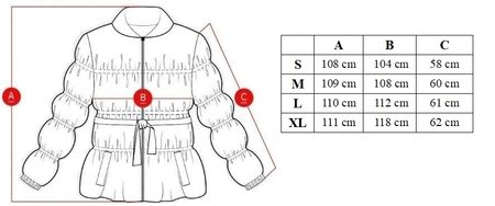 Dámska zimná bunda s asymetrickým zipsom - hnedá -