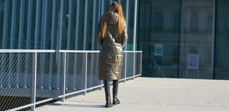 Chaqueta de invierno para mujer Due Linee - Gris -
