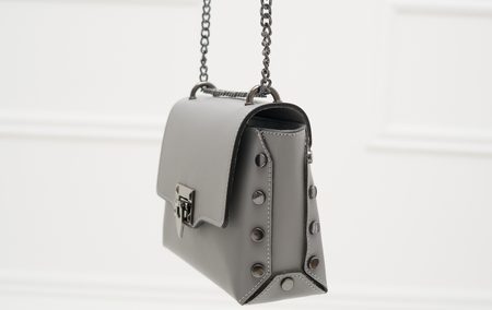 Real leather crossbody bag Glamorous by GLAM - Grey -