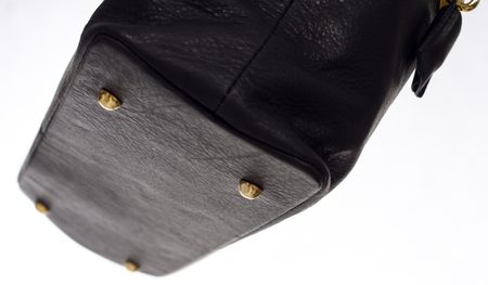 GbyG kožená kabelka čierna rozkladacia -
