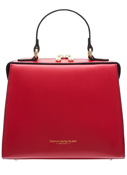 Borsa a mano da donna in pelle Glamorous by GLAM - Rosso -