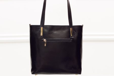 Bolso de hombro de cuero para mujer Glamorous by GLAM - Negro -