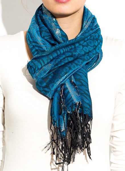 Foulard donna - Blu -