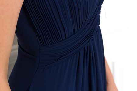 Rochie lungă de damă Due Linee - Albastru închis -