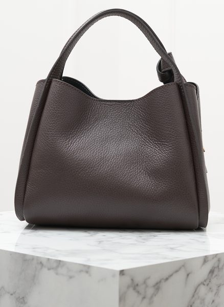 Real leather handbag Glamorous by GLAM - Brown -