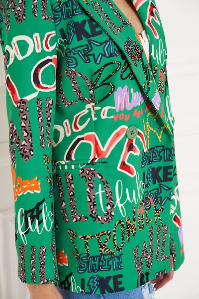 Blazer damă CIUSA SEMPLICE - Verde -