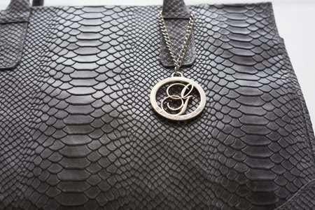 Real leather handbag Glamorous by GLAM - Grey -