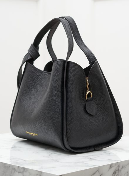 Real leather handbag Glamorous by GLAM - Black -