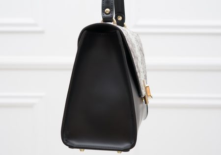 Bolso de cuero de mano para mujer Glamorous by GLAM - Negro -