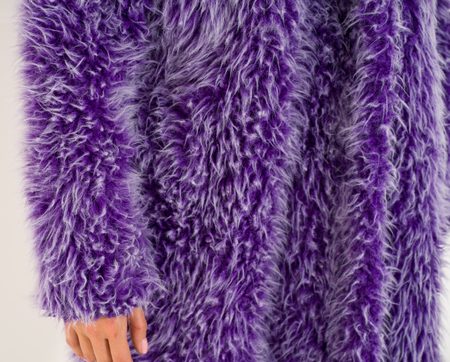 Yetti coat Glamorous by Glam - Violet -