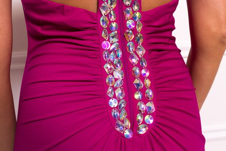 Maxi dress Due Linee - Violet -