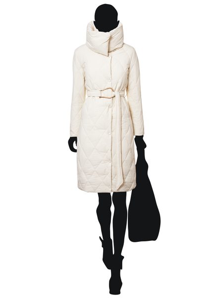 Damska kurtka zimowa Due Linee - beżowy -