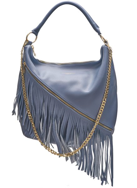 Borsa a spalla da donna in pelle Glamorous by GLAM - Blu -