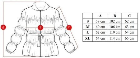 Chaqueta de invierno para mujer Due Linee - Amarillo -